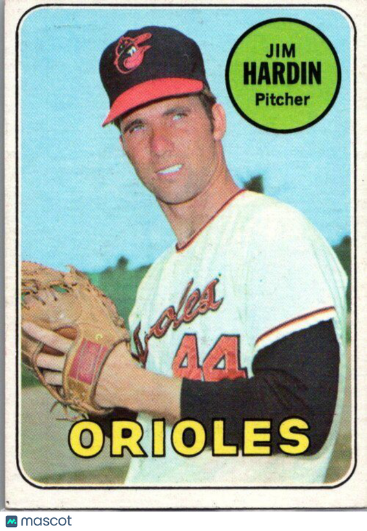 1969 Topps #610 Jim Hardin