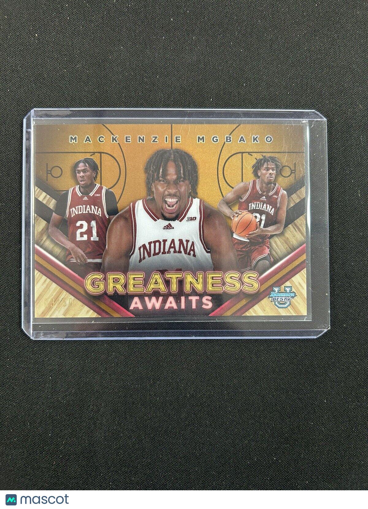 2024 Topps Bowmans Best Greatness Awaits Mackenzie Mgbako /50