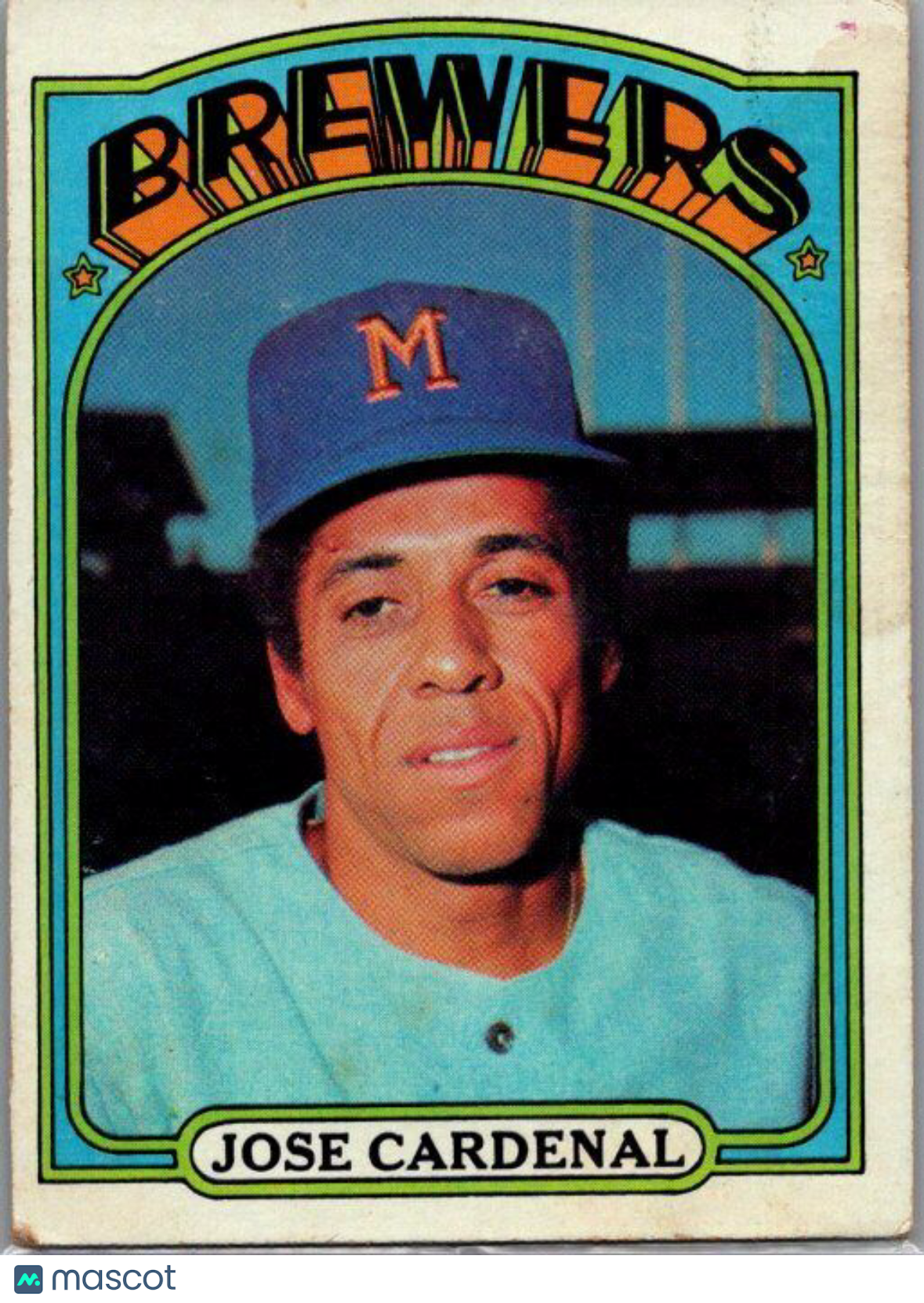 1972 Topps #12 Jose Cardenal