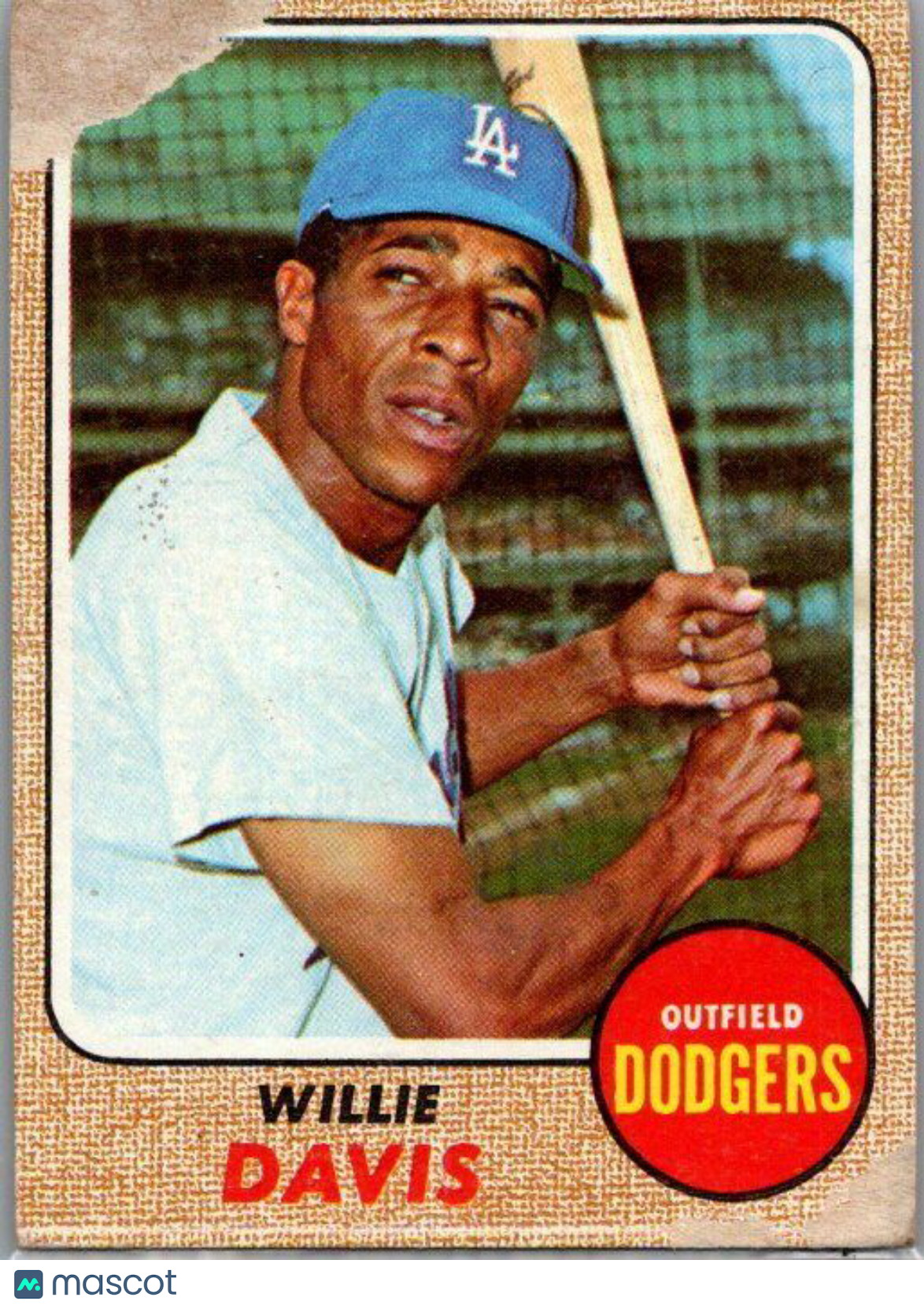 1968 Topps #208 Willie Davis EX-NM