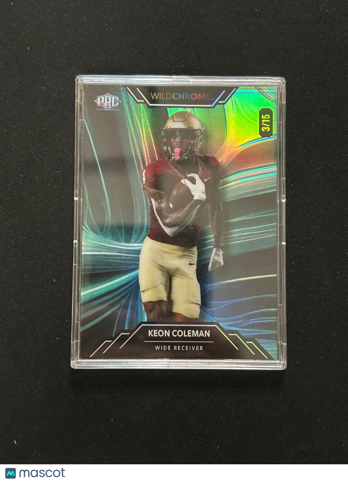 2023 Wild Card Wildchrome #WCL-PR Keon Coleman /15