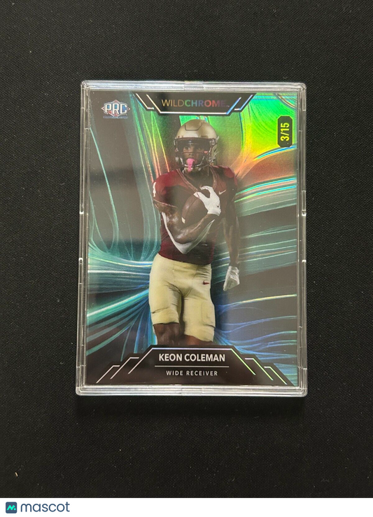 2023 Wild Card Wildchrome #WCL-PR Keon Coleman /15