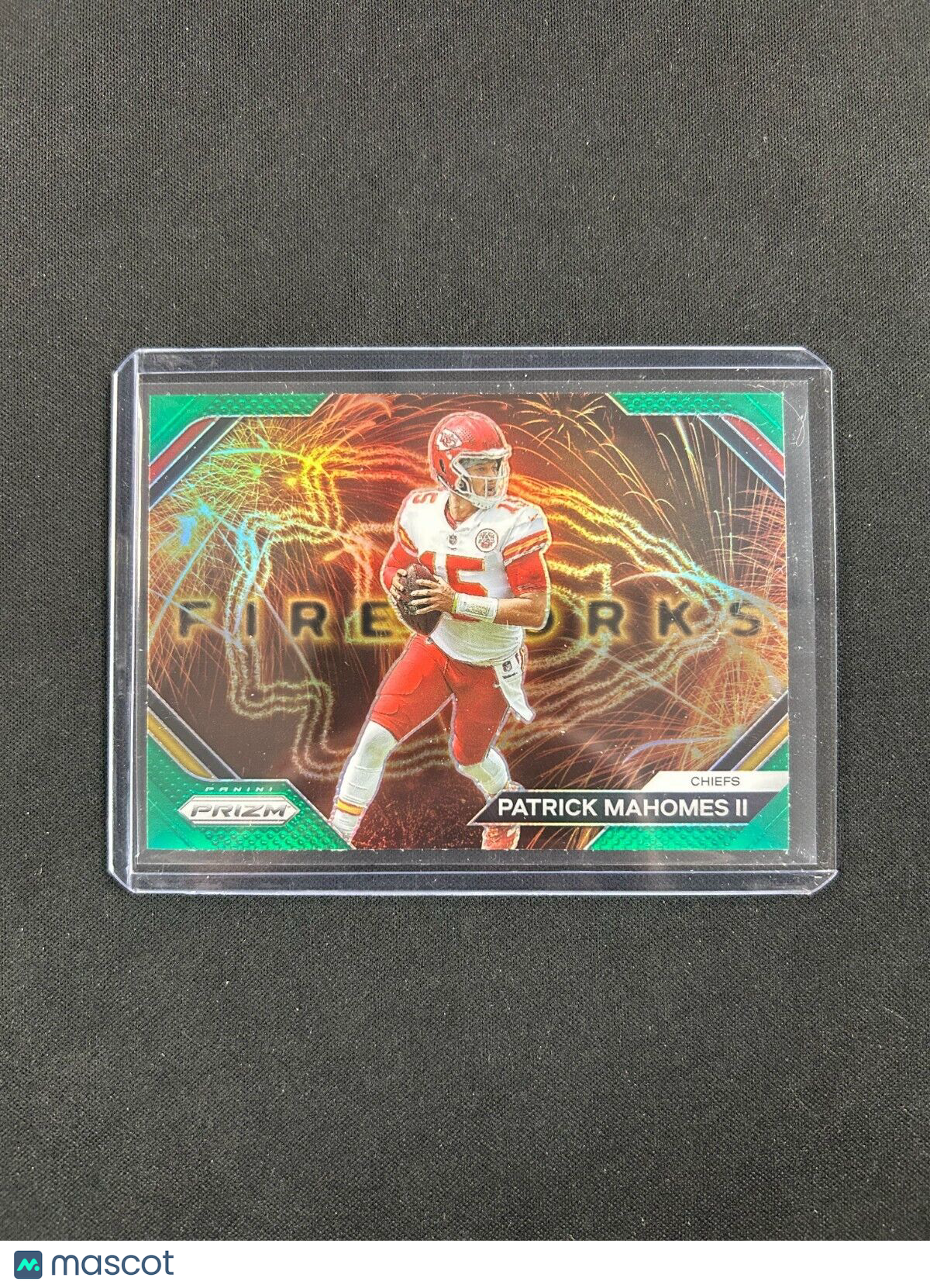 2023 Panini Prizm Green Fireworks #F-2 Patrick Mahomes II