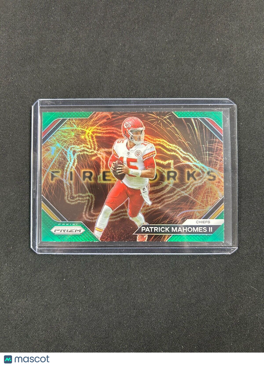 2023 Panini Prizm Green Fireworks #F-2 Patrick Mahomes II