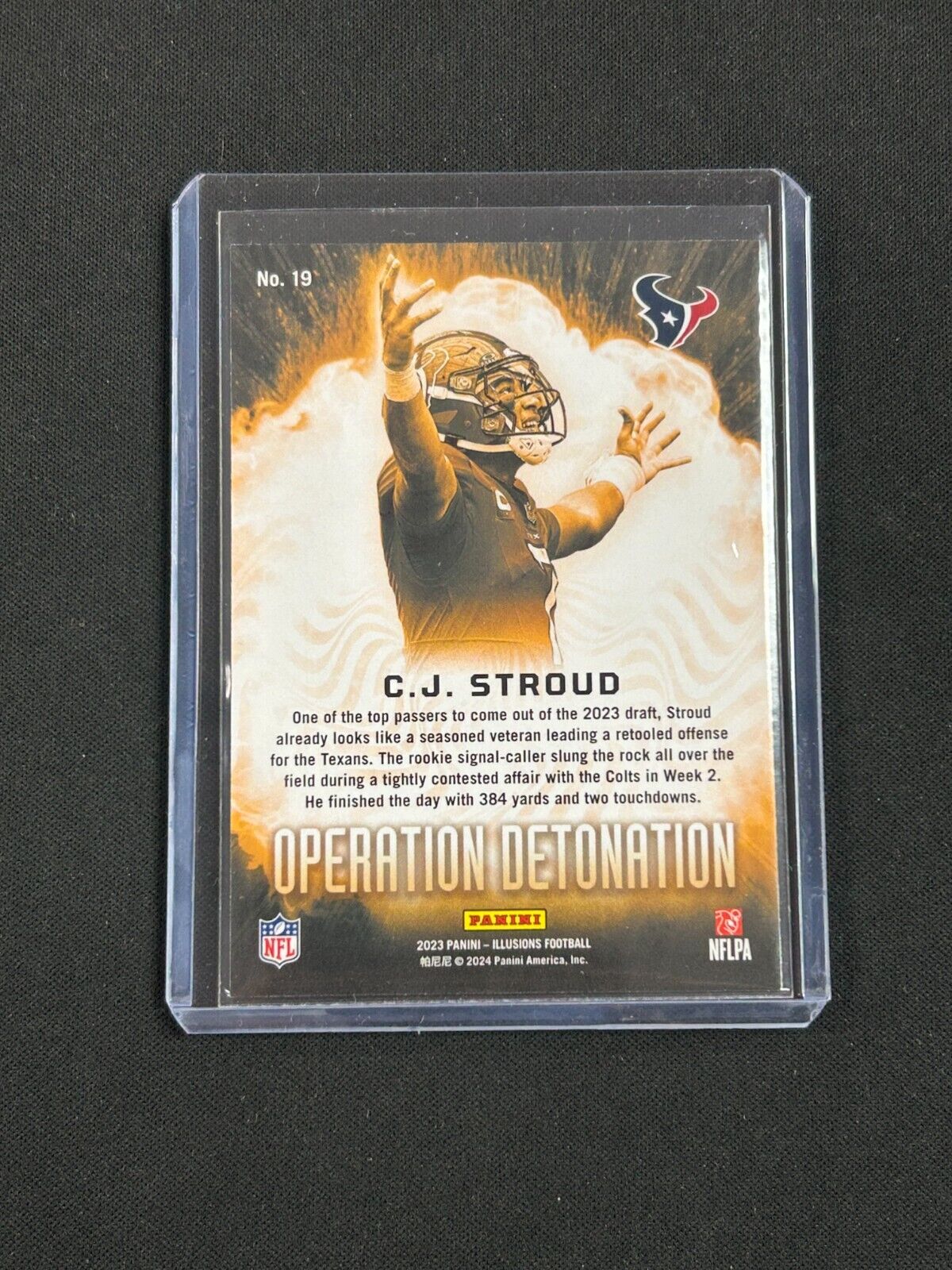 2023 Panini Illusions - Operation Detonation #19 C.J. Stroud (RC)