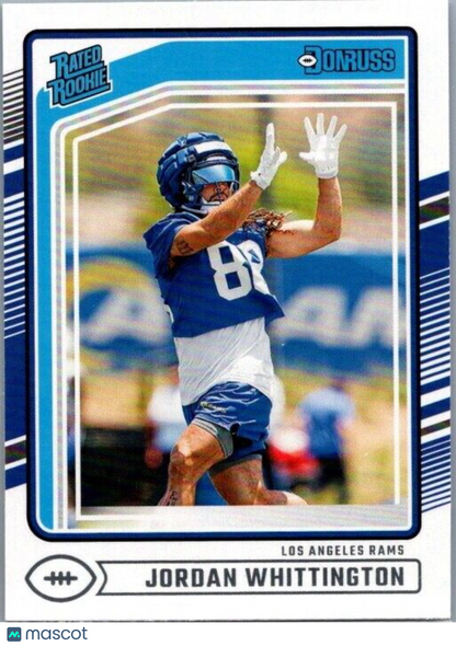 2024 Panini Donruss - Rated Rookie #352 Jordan Whittington (RC)