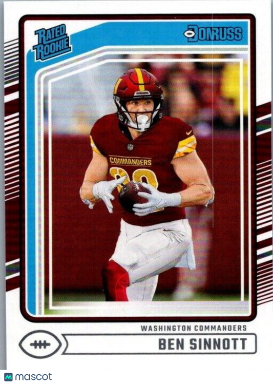 2024 Panini Donruss - Rated Rookie #314 Ben Sinnott (RC)