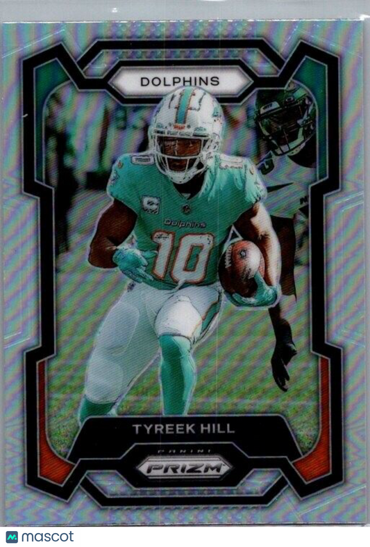 2023 Panini Prizm - #187 Tyreek Hill Silver Prizm