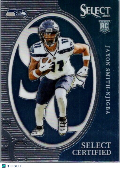 2023 Panini Select - Select Certified Rookies #CRO-JSN Jaxon Smith-Njigba (RC)