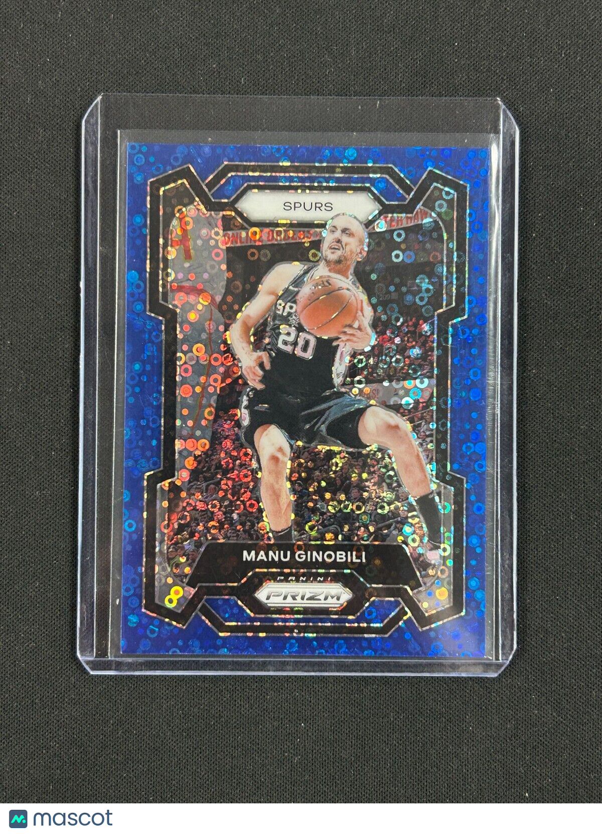 2023-24 Panini Prizm Blue Disco #190 Manu Ginobili /150