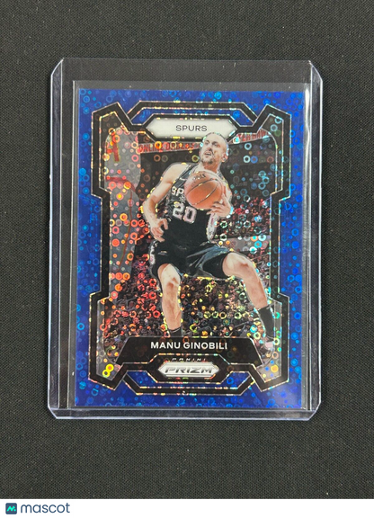 2023-24 Panini Prizm Blue Disco #190 Manu Ginobili /150