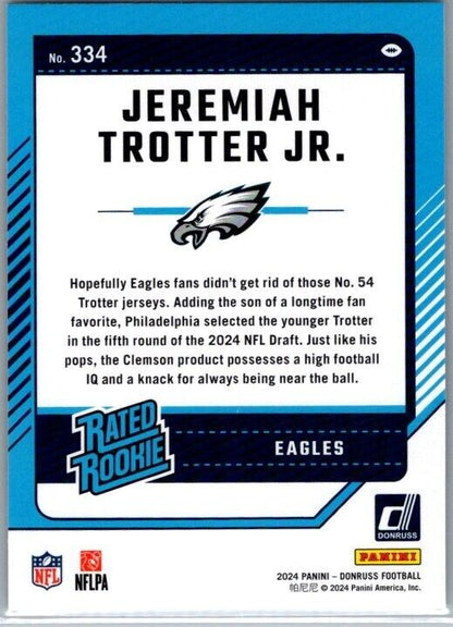 2024 Panini Donruss - Jerimiah Trotter Jr. #334