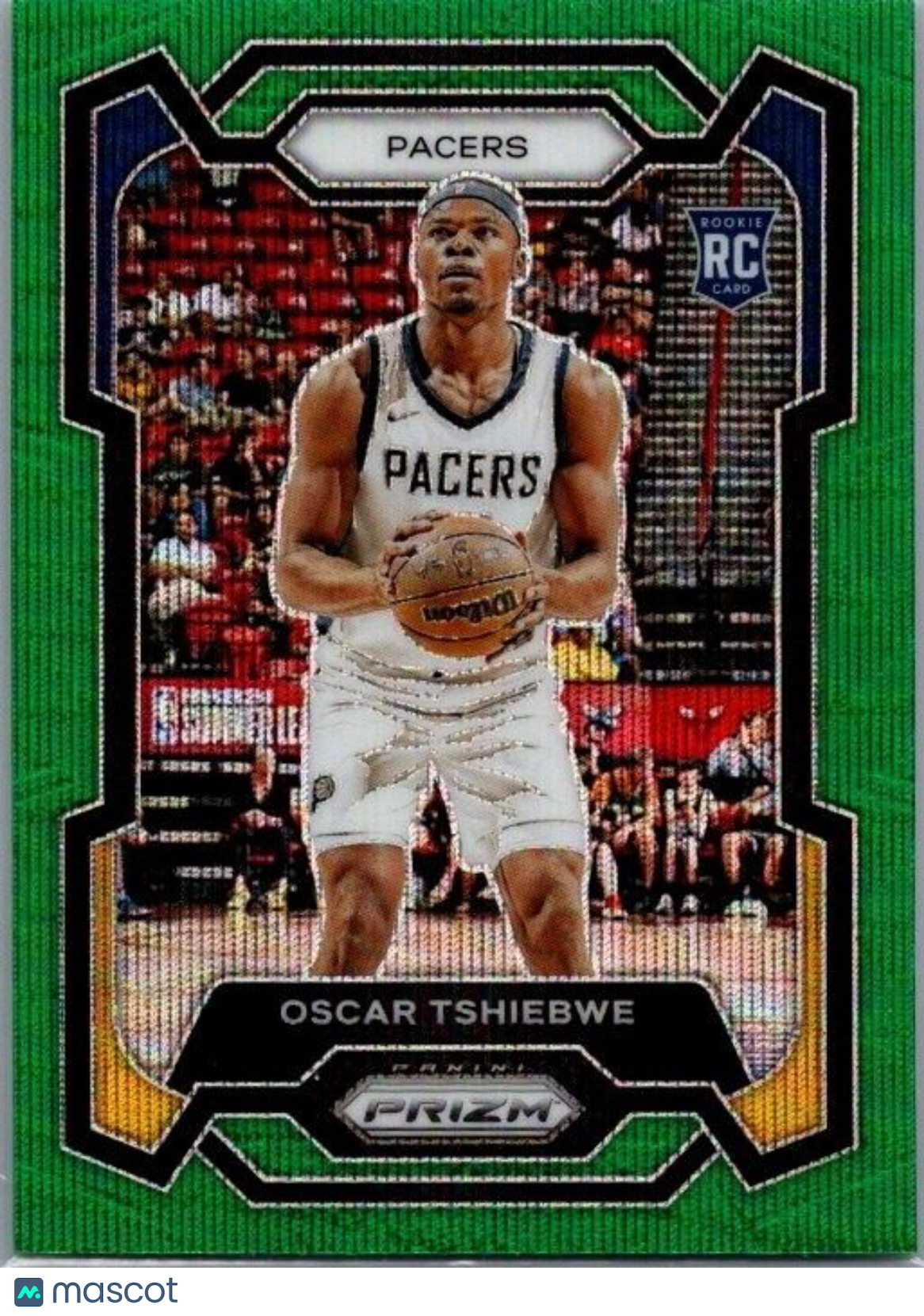 2023-24 Panini Prizm - #292 Oscar Tshiebwe (RC) Green Wave