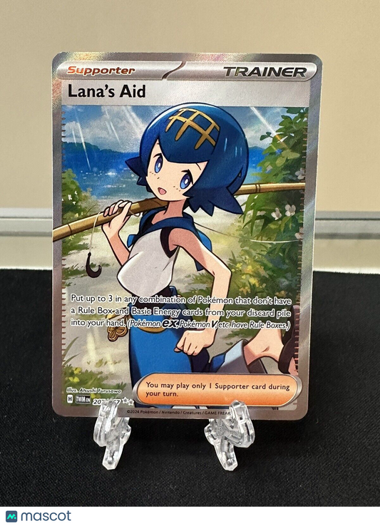 Pokemon - Lana's Aid - 207/167 - Twilight Masquerade - Holo - Ultra Rare