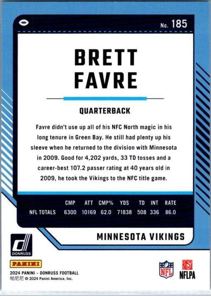 2024 Panini Donruss - #185 Brett Favre