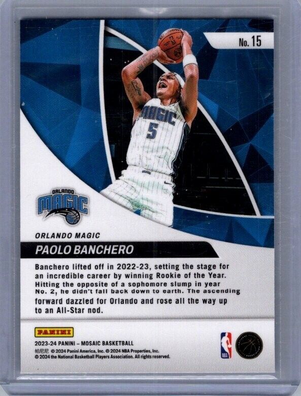 2023 Panini Mosaic Paolo Banchero #15 Elevate