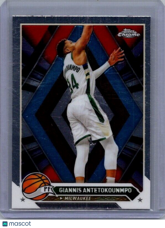 2023-24 Topps Chrome - #15 Giannis Antetokounmpo