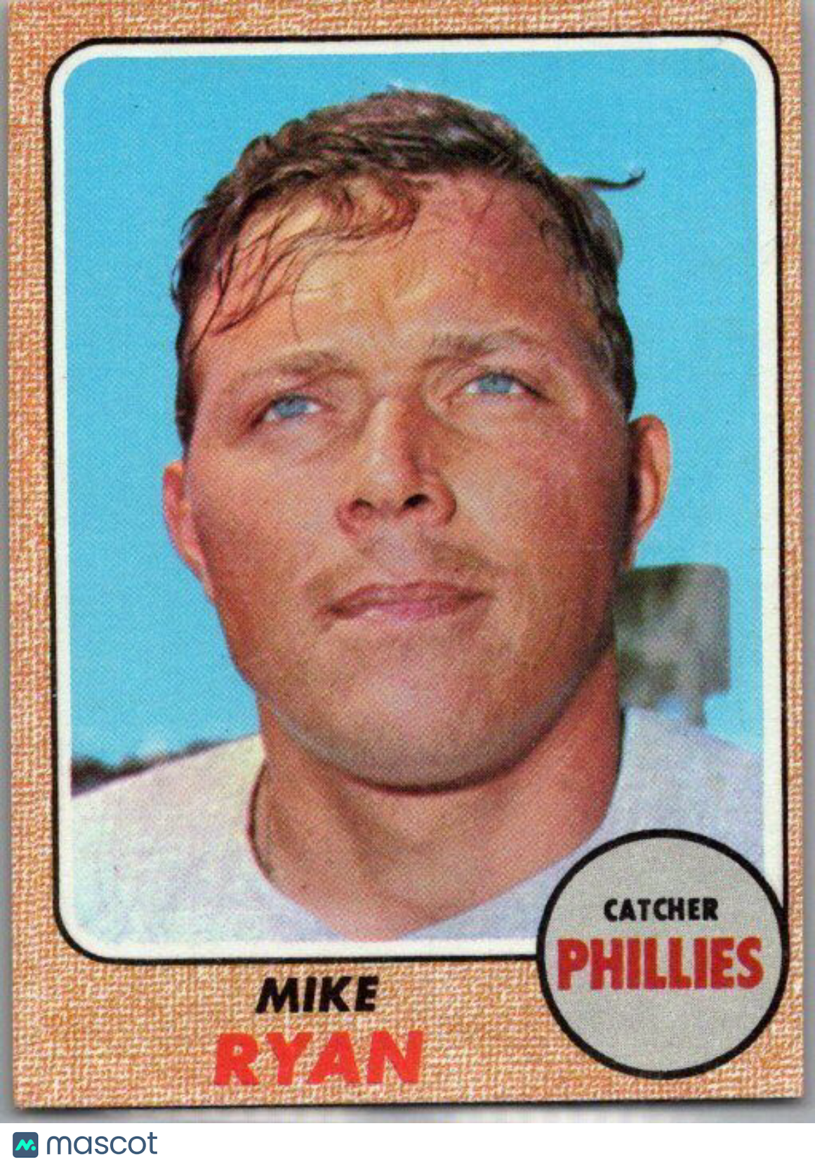 1968 Topps #306 Mike Ryan EX/NM