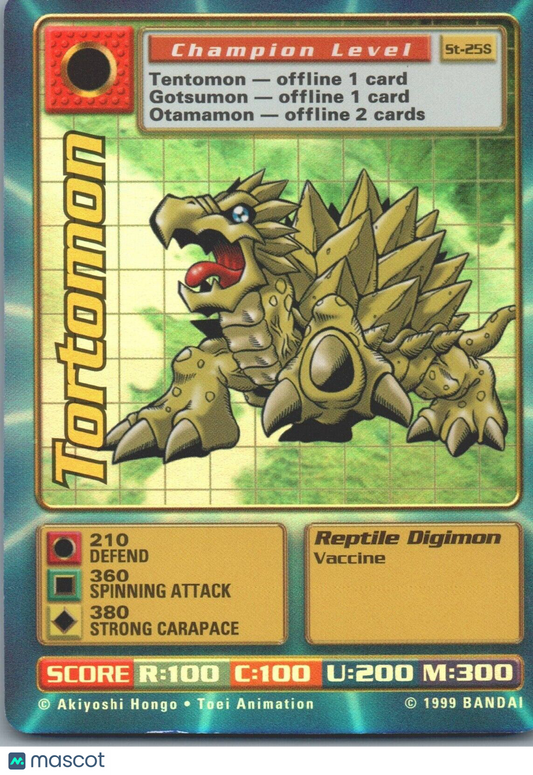 Digimon Digi Battle ST Insert Holo ST-25S Tortomon MP