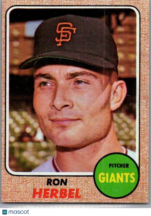 1968 Topps #333 Ron Herbel EX/NM