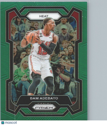 2023-24 Panini Prizm - Green Prizm #66 Bam Adebayo