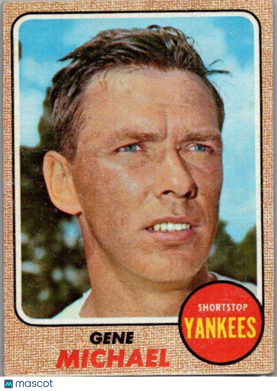 1968 Topps #299 Gene Michael VG/EX