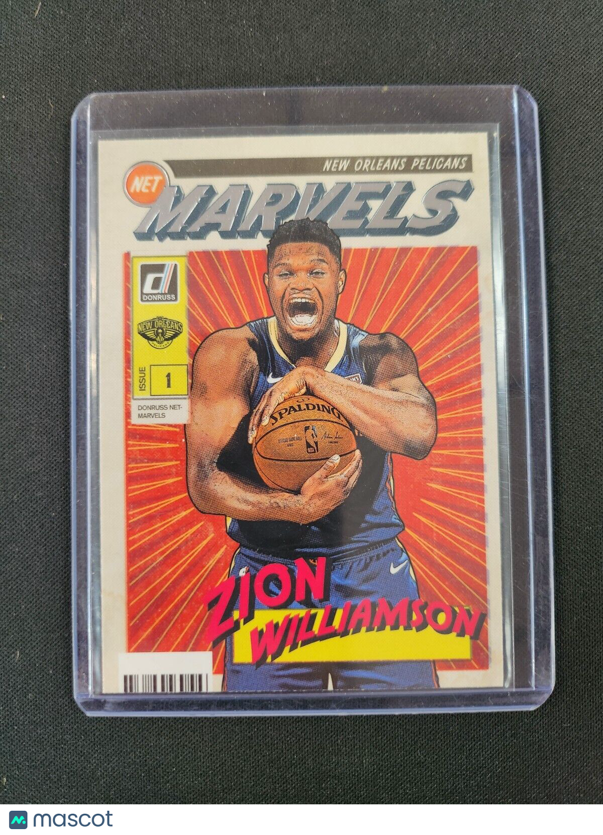 Zion Williamson 2019-20 Panini Donruss NET MARVELS Rookie Insert Card (no.4)