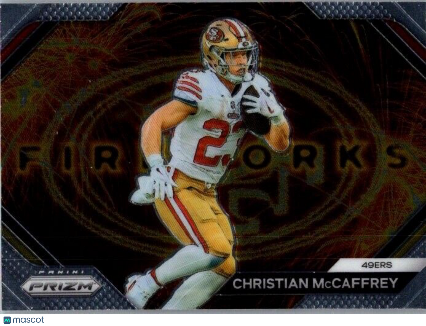 2023 Panini Prizm - Fireworks #F-12 Christian McCaffrey