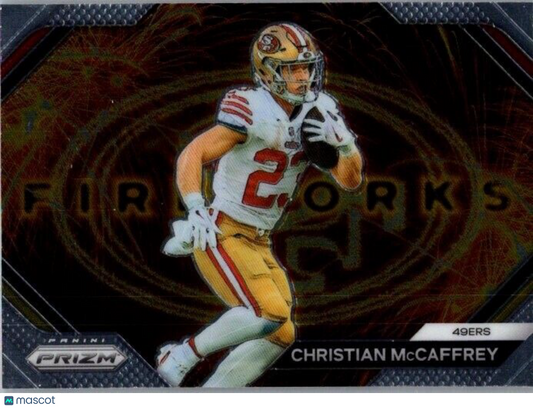 2023 Panini Prizm - Fireworks #F-12 Christian McCaffrey