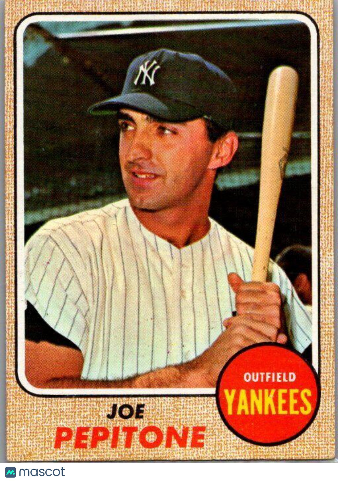 1968 Topps #195 Joe Pepitone -EX/NM