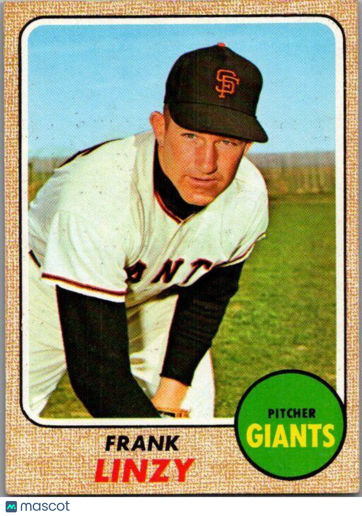 1968 Topps #147 Frank Linzy VG/EX