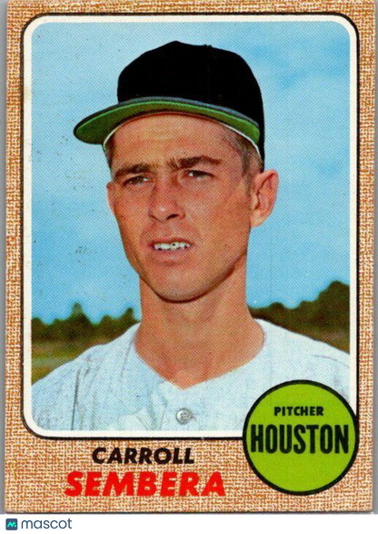 1968 Topps #207 Carroll Sembera VG/EX