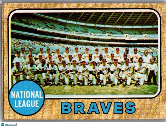 1968 Topps #221 Atlanta Braves EX/NM