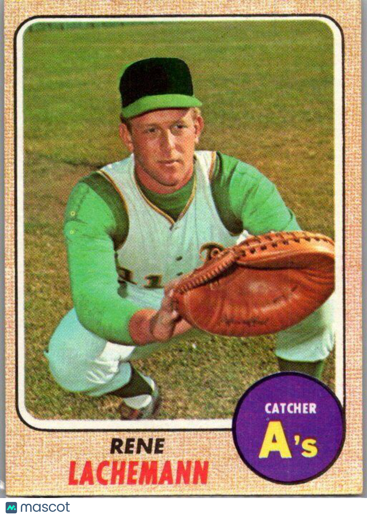 1968 Topps #422 Rene Lachemann EX/NM