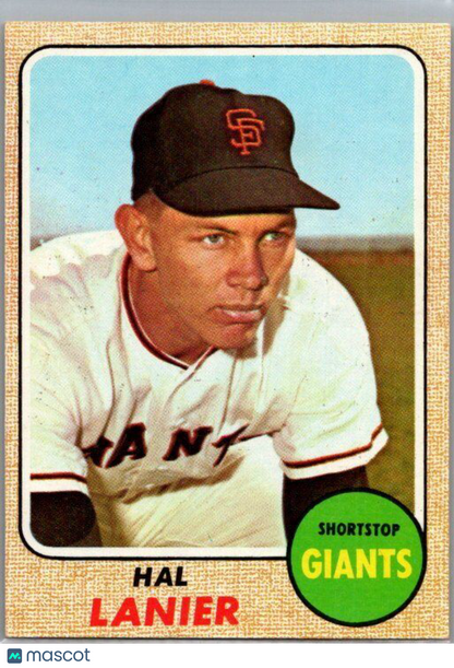 1968 Topps #436 Hal Lanier EX/NM