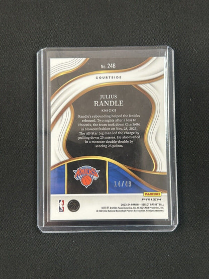 2023 Panini Select Courtside Julius Randle /49