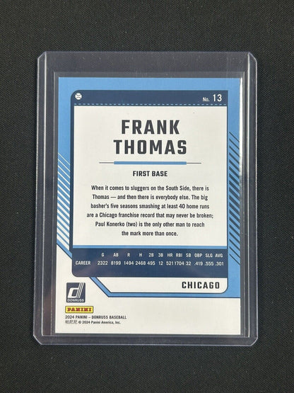 2024 Panini Donruss - Orange Laser #13 Frank Thomas /299