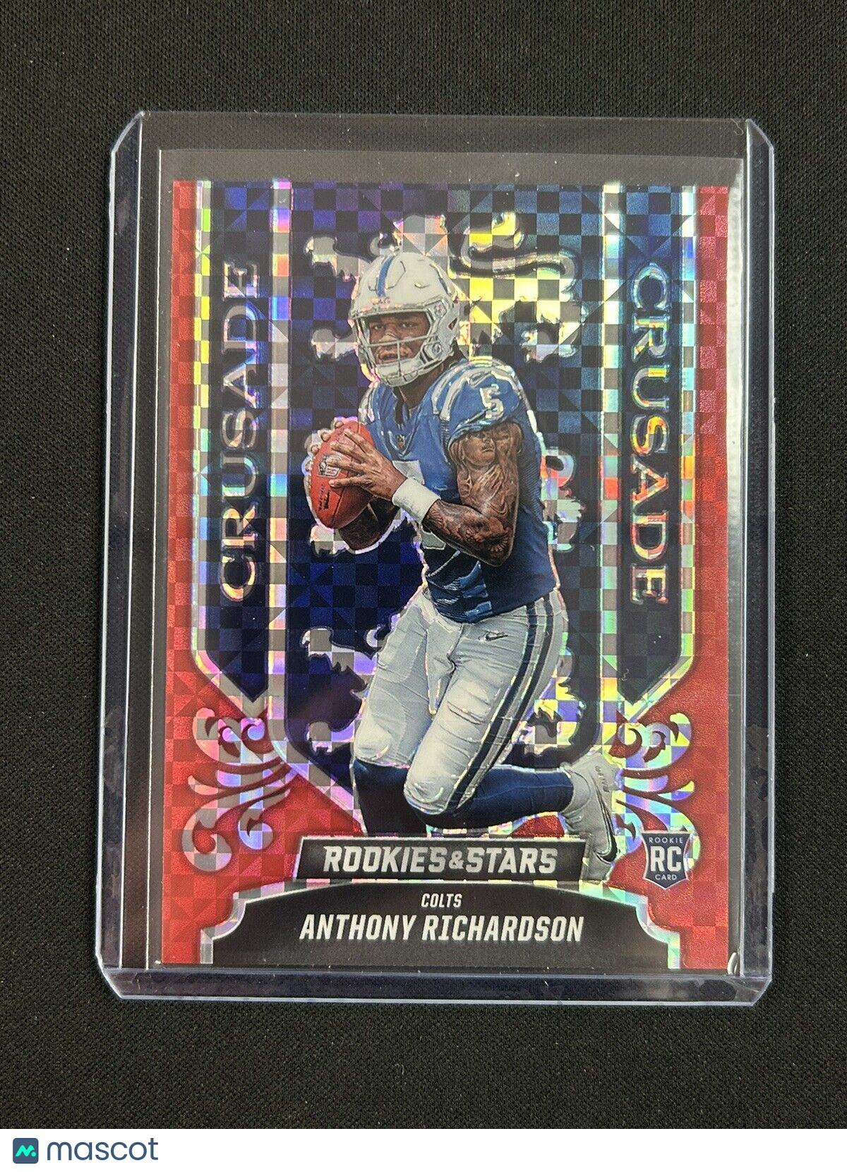 2023 Panini Rookies & Stars - Crusade Red Plaid Prizm #CR-13 Anthony Richardson