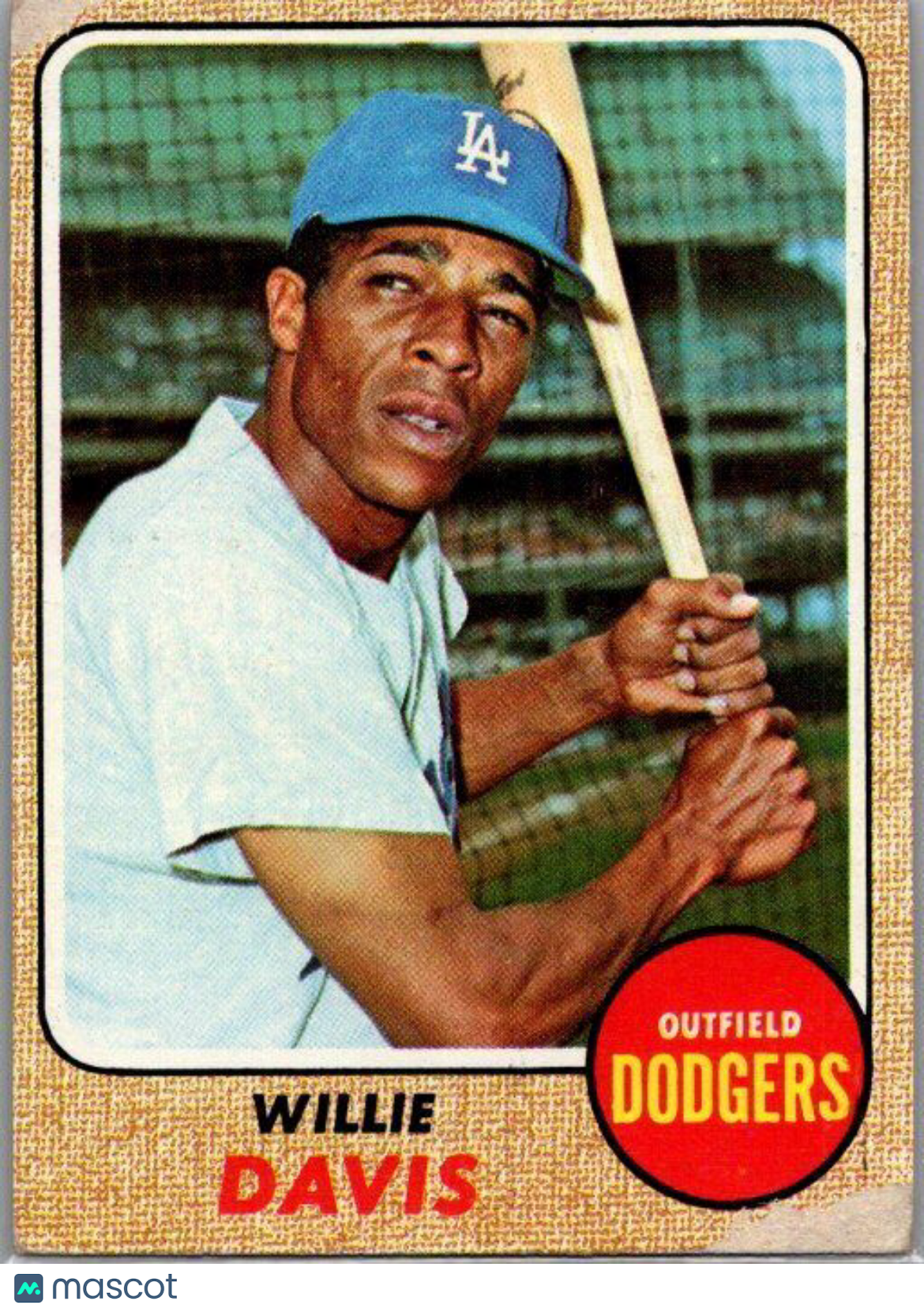 1968 Topps #208 Willie Davis EX-NM