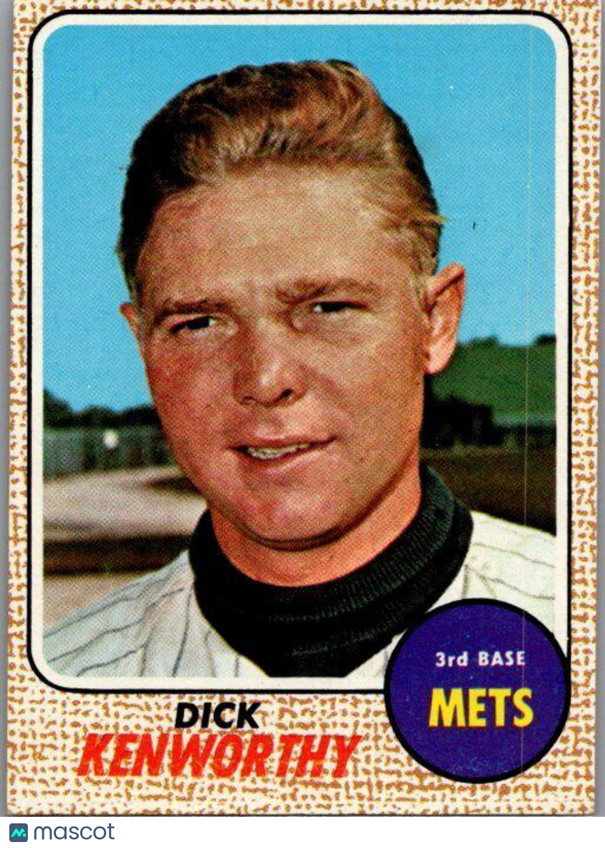 1968 Topps #63 Dick Kenworthy VG-EX