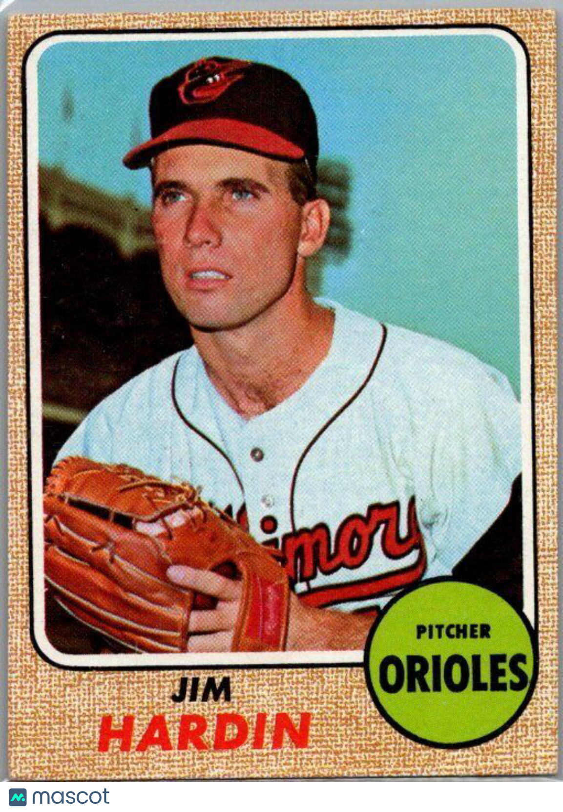 1968 Topps #222 Jim Hardin EX-NM