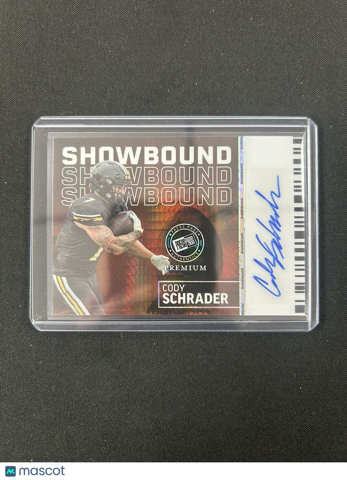 2024 Leaf Press Pass Showbound Cody Schrader auto /25