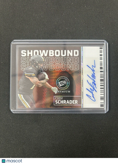 2024 Leaf Press Pass Showbound Cody Schrader auto /25