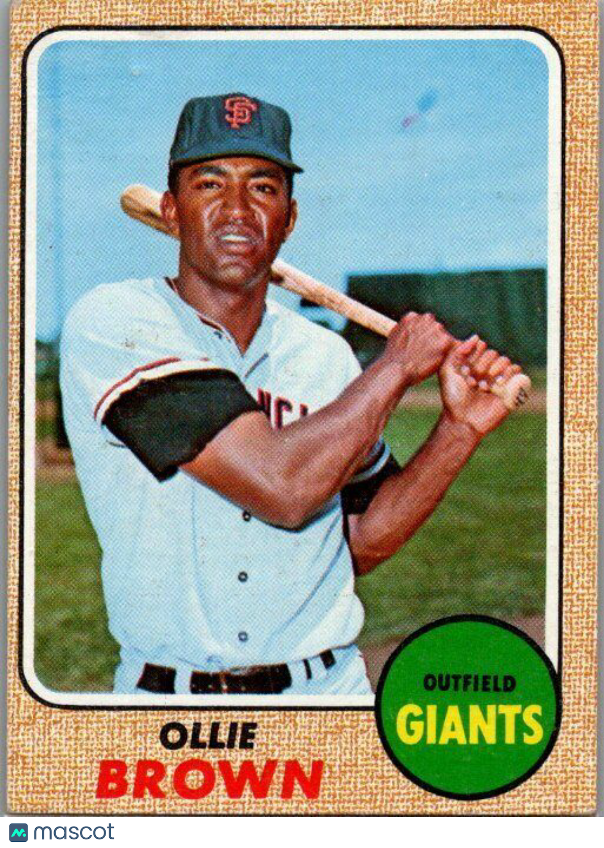 1968 Topps #223 Ollie Brown EX-NM