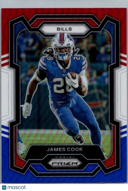 2023 Panini Prizm - #30 James Cook Red White Blue