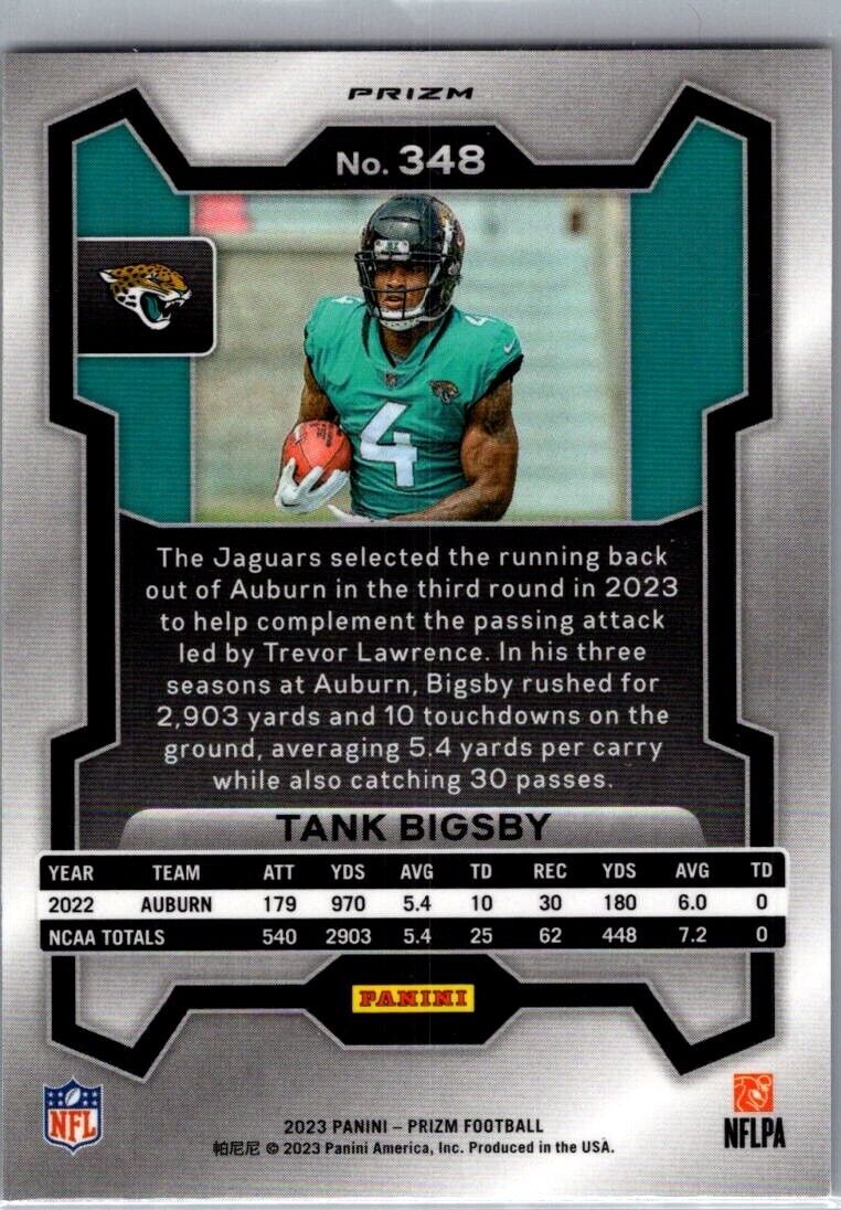 2023 Panini Prizm - Rookies Red, White & Blue #348 Tank Bigsby (RC)