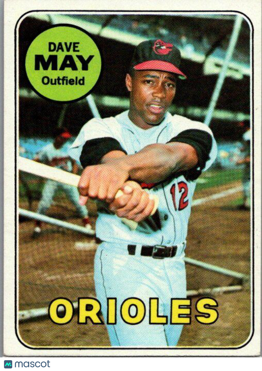 1969 Topps #113 Dave May