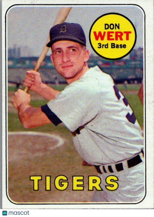 1969 Topps #443 Don Wert