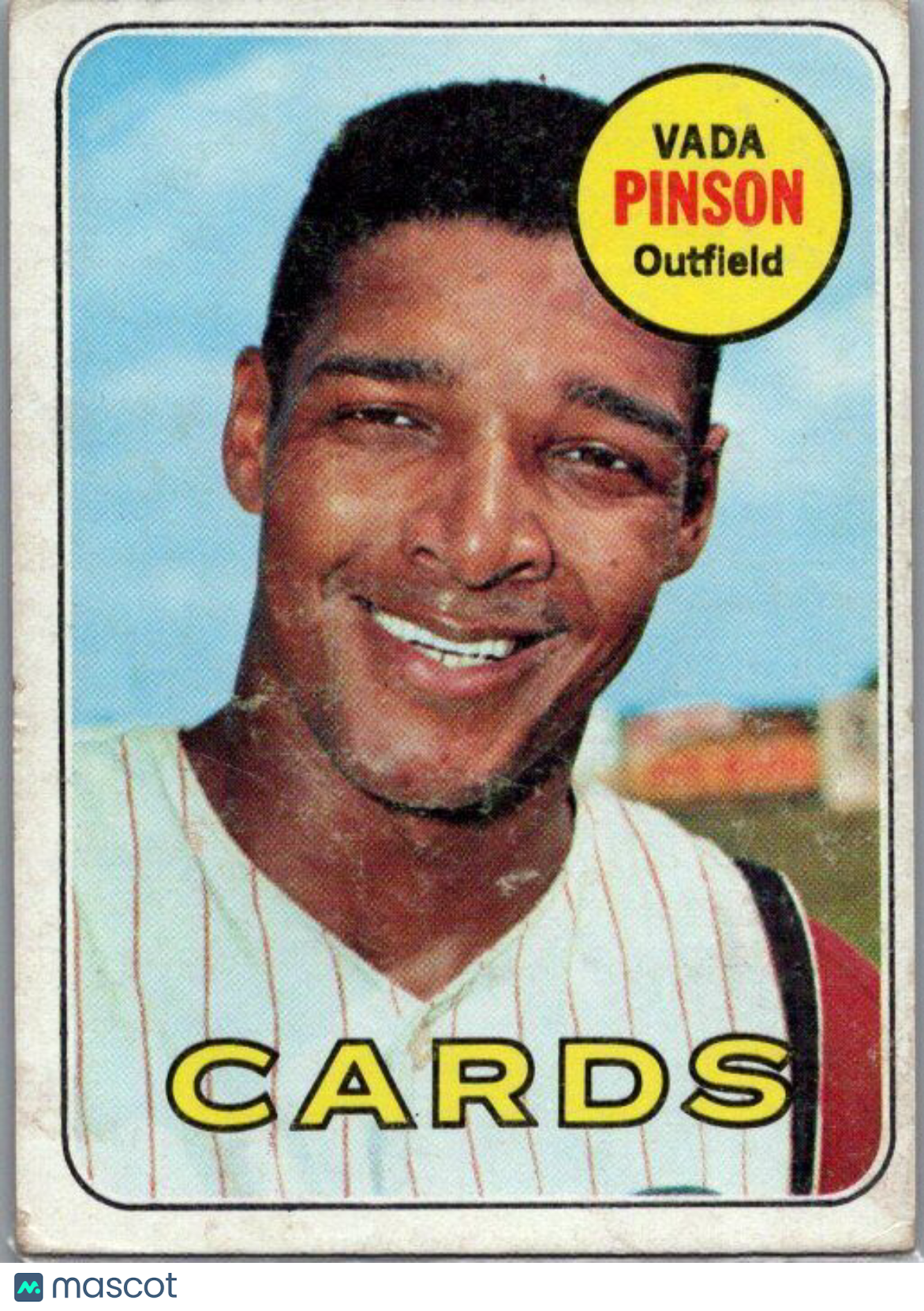 1969 Topps #160 Vada Pinson