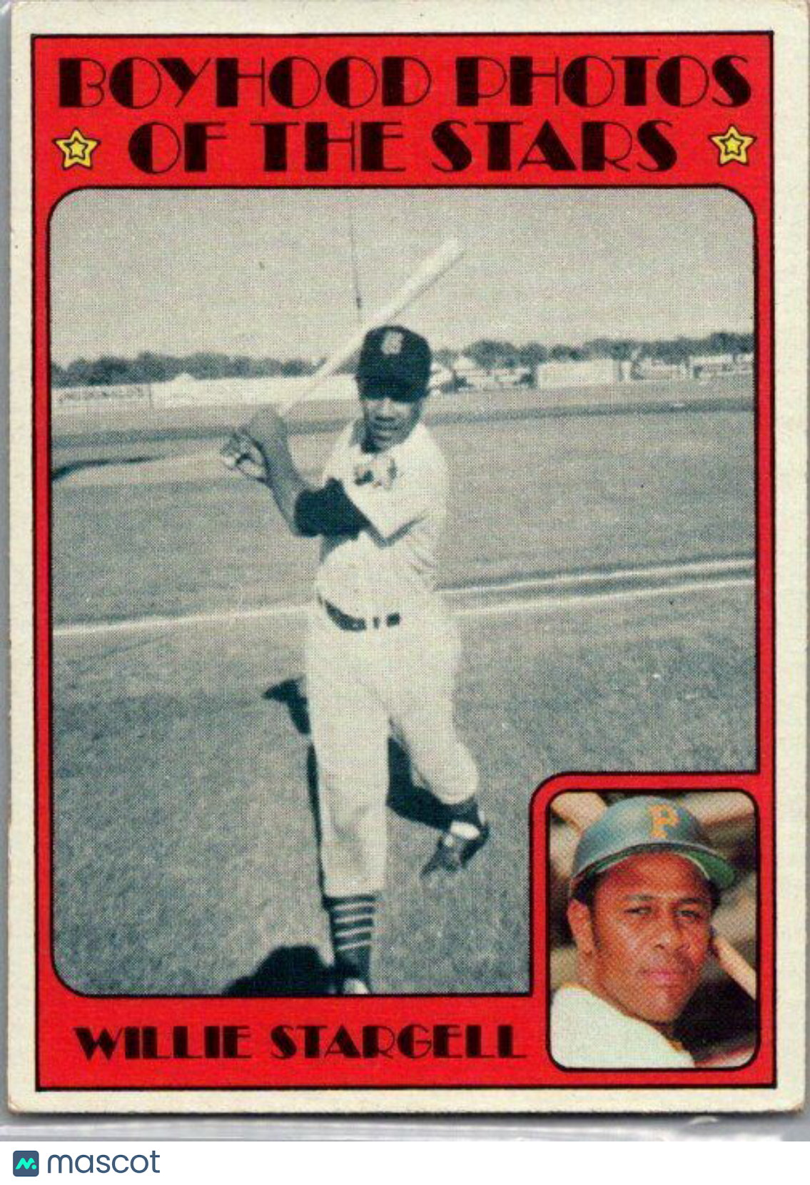 1972 Topps #343 Willie Stargell